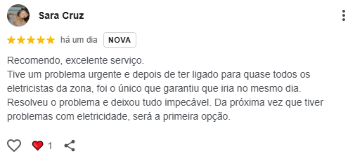 Avaliação Google cliente 9